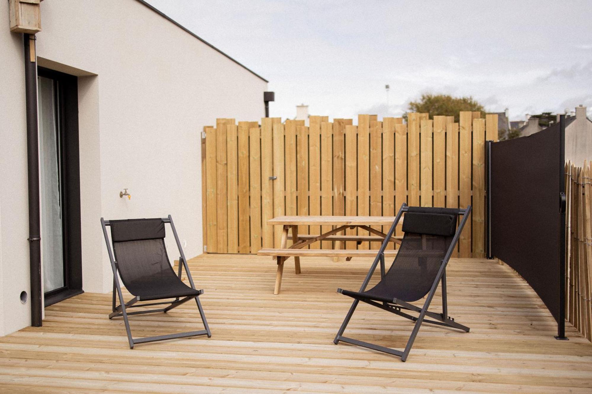 Men Louet E - Gite De Bord De Mer Ploudalmezeau Exterior photo